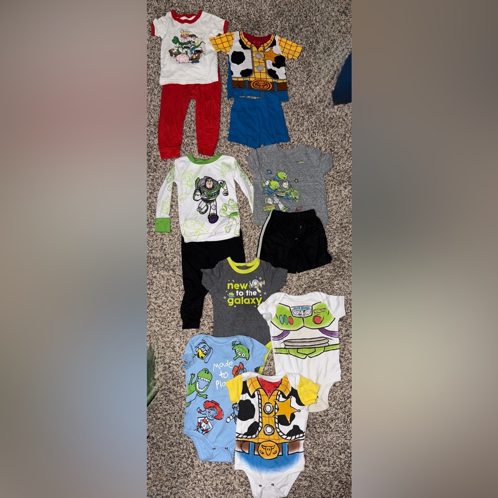 Bundle of Toy Story clothes